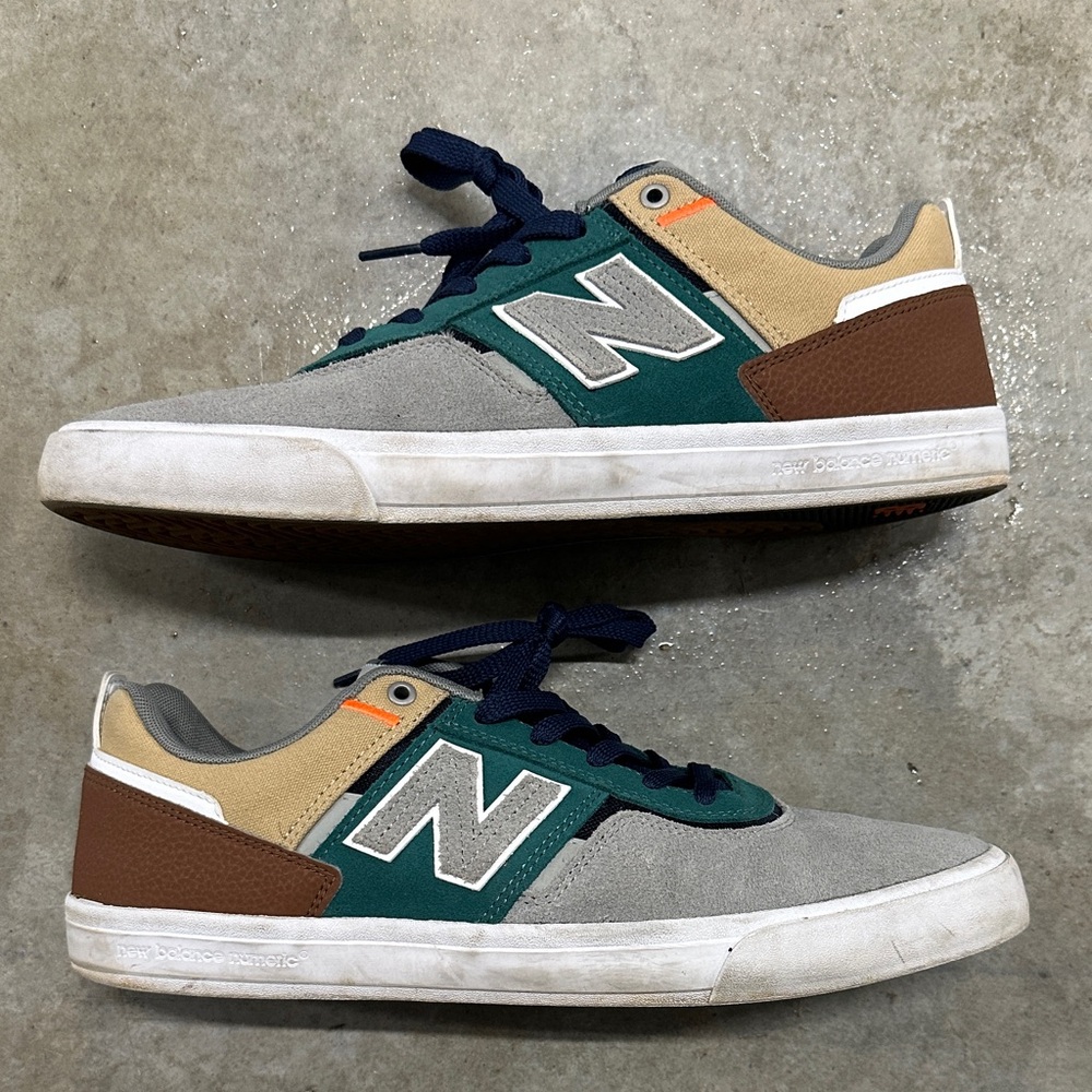 New Balance Green and Brown Casual Sneakers